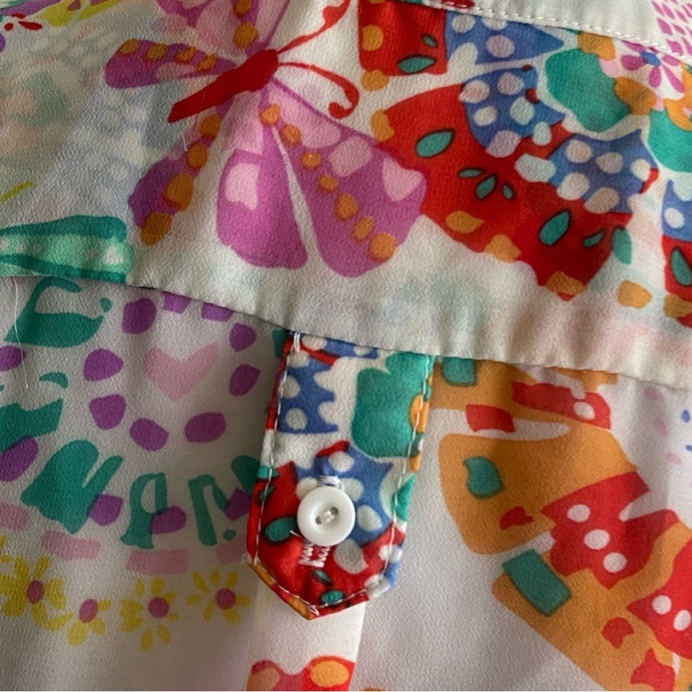 Multi Color Lightweight Blouse - Picture 8 of 10